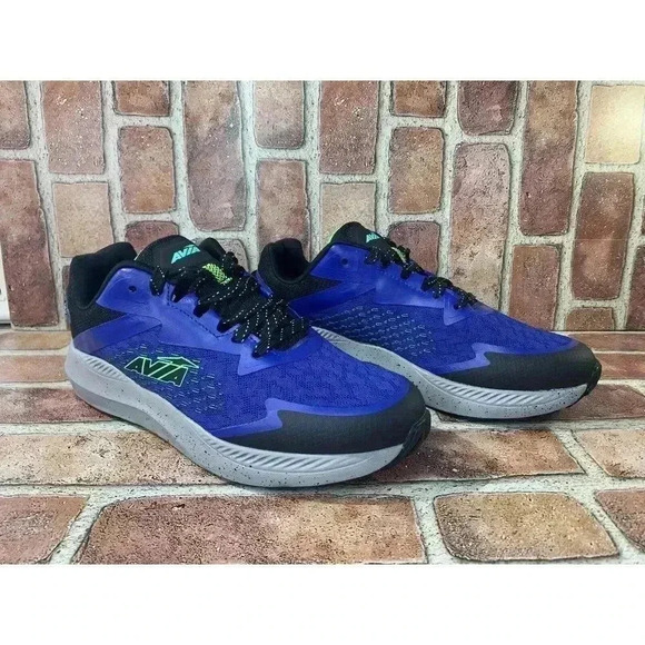 New Mens Avia Athletic Shoes sz 11 Avi-Storm Blue/Black/Green AA50081MMBK - Picture 1 of 8